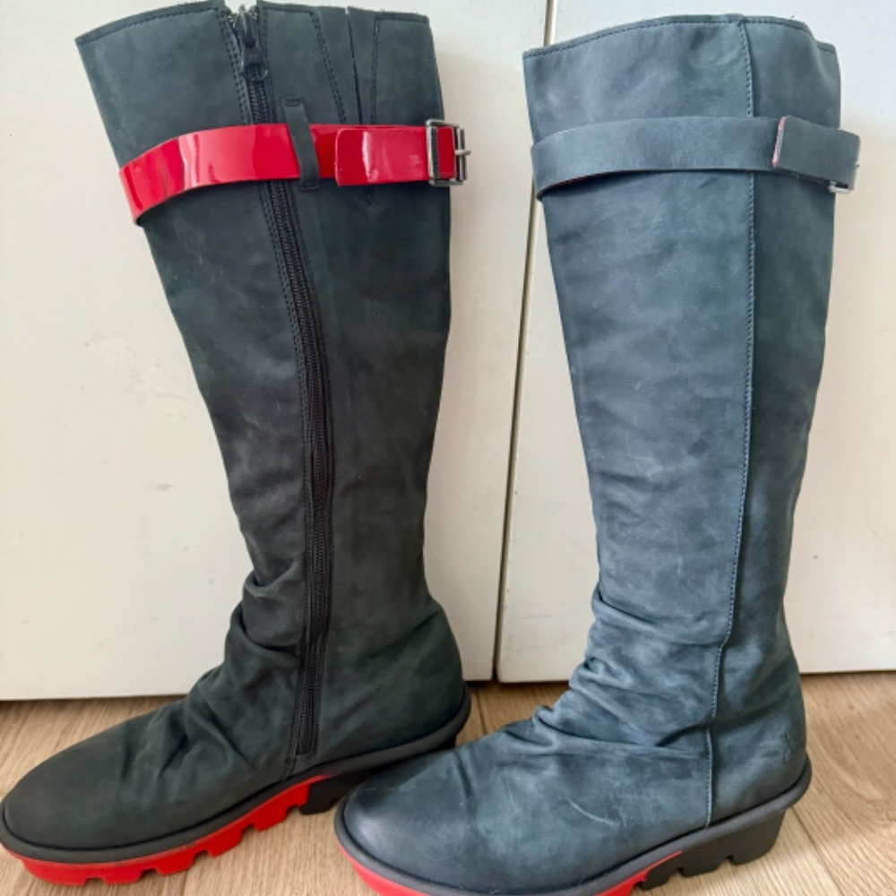 John Fluevog Renegade Boots | Black | Size 9 - Picture 3 of 5